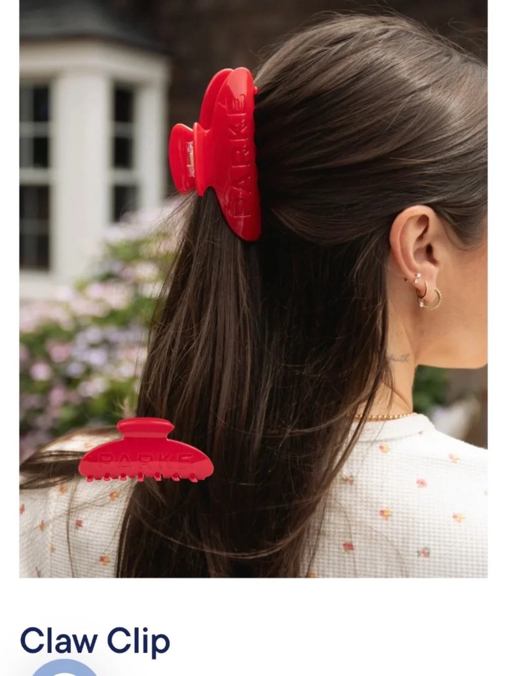 Parke claw clip in Ruby